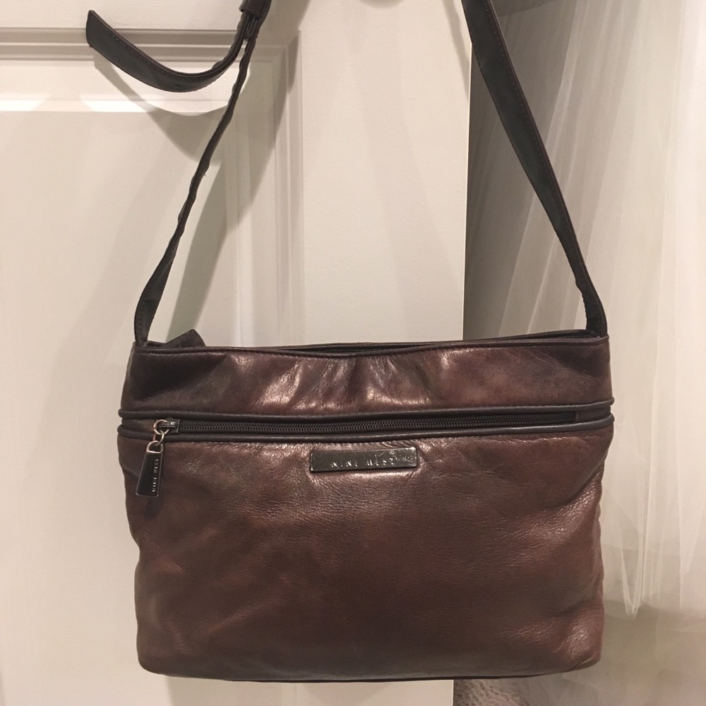 Nine West over shoulder leather bag